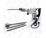  850W Electric Rotary Hammer Drill & Demolition Mode 500BMP w/ Core Bit Hole Saw